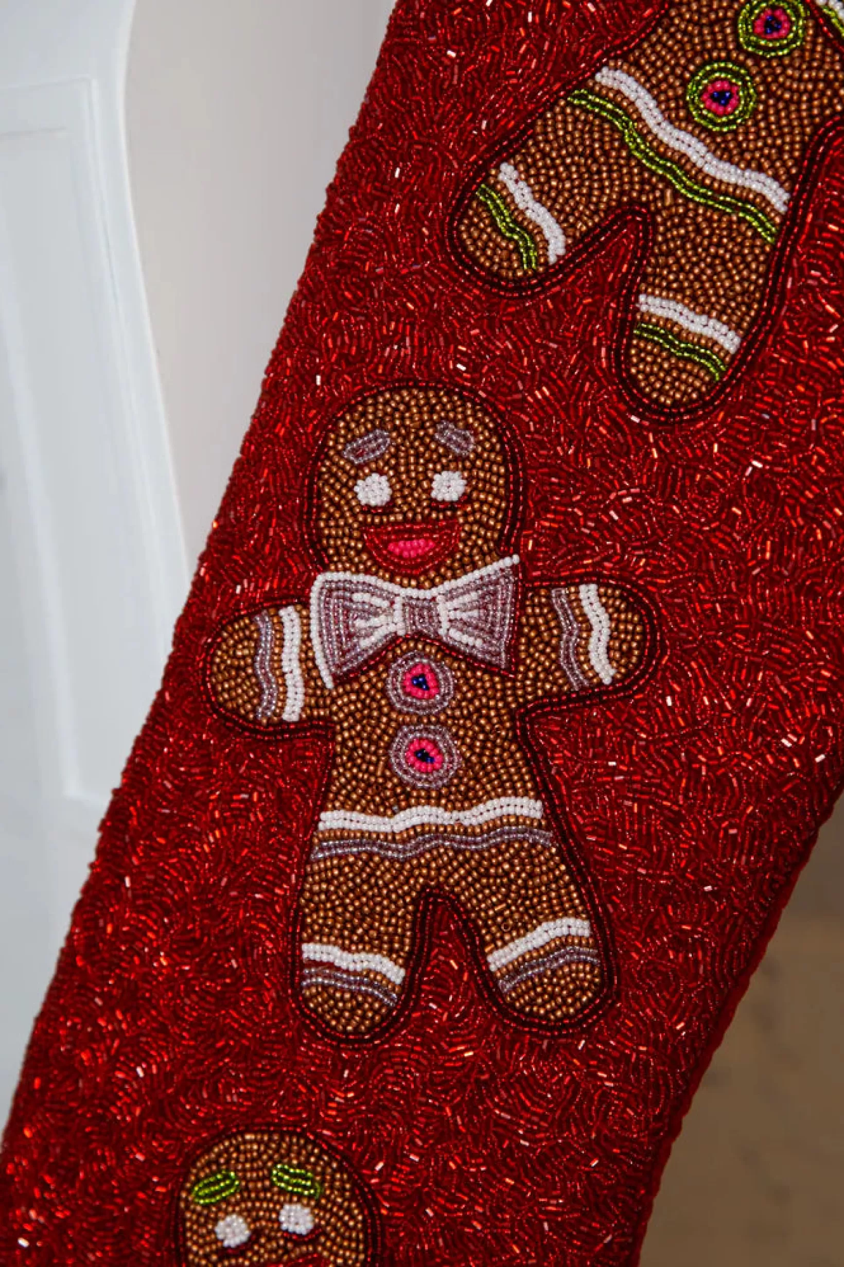 Flash Sale Queen of Sparkles ITES x Sami Riccioli x Red Gingerbread Stocking